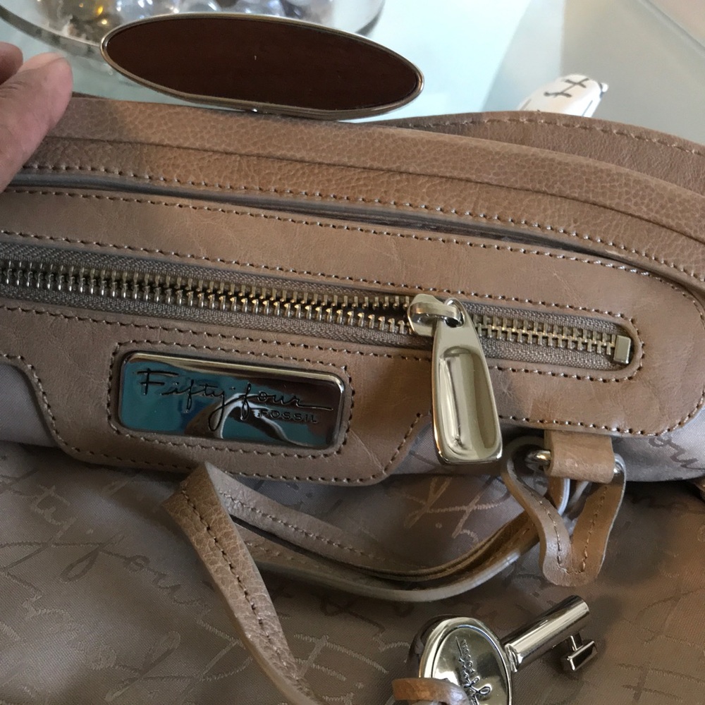 Fossil 54 Anniversary Linen type Clutch Purse
